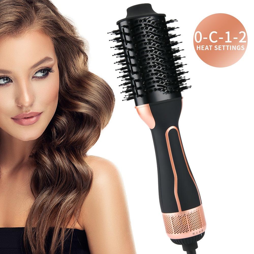 3 In 1 Electric Blow Dry Brush One Step Hair Dryer | Hair Dryer - GlowBoldBeauty