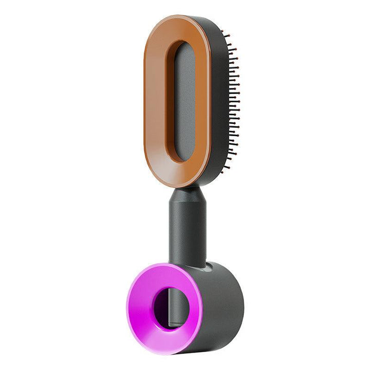 Self Cleaning Hair Brush For Women One-key Cleaning Hair | Hair Dryer - GlowBoldBeauty